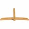 Ekena Millwork Bellingham Rough Sawn Timber Gable Bracket, Western Red Cedar, 96"W x 56"H x 6"D x 6"F, 14/12 Pitch GBW096X56X0606BEL00RWR - alternate 5